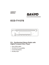 Sanyo ECD-T1137S User manual