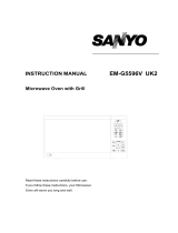 Sanyo EM-G5596V UK2 User manual