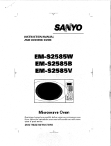 Sanyo EM-S2585B User manual