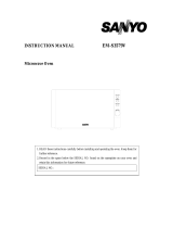 Sanyo EM-S3579V User manual