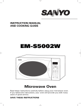 Sanyo EM-S5002W User manual