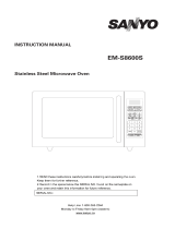 Sanyo EMS-8600S User manual
