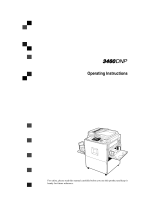 Gestetner 3460DNP User manual