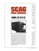 Scag Power Equipment GC-STC-CS User manual