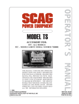 Scag Power Equipment MODEL TS User manual