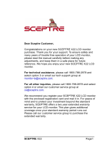 Sceptre Technologies X22 User manual