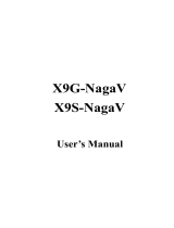 Sceptre LCD Monitor X9S-NagaV User manual