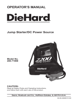 DieHard 00-99-000867-0109 User manual