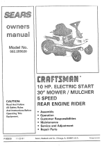 Craftsman 502.25502 User manual