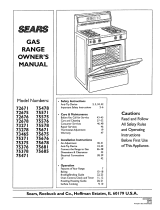 Sears 75575 User manual