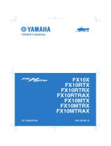 Yamaha FX10RTRAX User manual