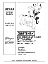 Craftsman SEARS 944.528398 User manual