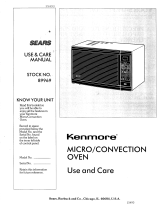 Kenmore Microwave Oven User manual