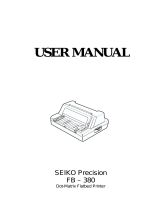Seiko FB 380 User manual