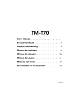 Seiko Group TM-T70 User manual