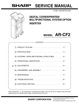 Sharp AR-CF2 User manual