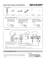 Sharp BD-HP21H User manual