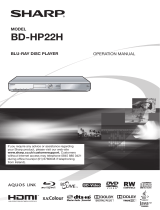 Sharp BD-HP22H User manual