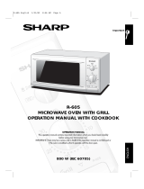 Sharp ENGLISH R-605 User manual