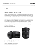 Sigma 635205 User manual