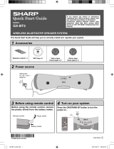 Sharp GX-BT3 User manual