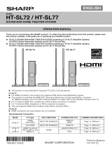Sharp HT-SL72 User manual