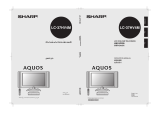 Sharp LC-37HV4M User manual