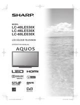 Sharp LC-40LE530X User manual