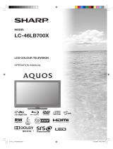 Sharp LC-46LB700X User manual