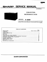 Sharp r-8580 User manual