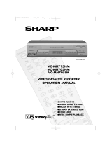 Sharp VC-MH715HM User manual