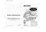 Sharp VL-Z400H-T User manual