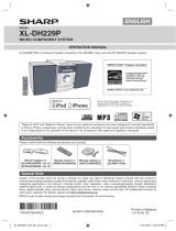Sharp XL-DH229 User manual