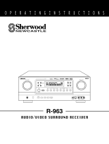 Sherwood R-963 User manual