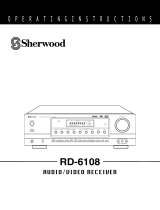 Sherwood RD-6108 User manual
