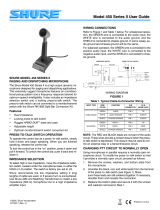 Shure 450 User manual