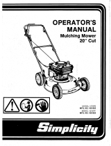 Simplicity 1570PS User manual