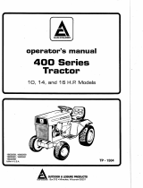 Allis-Chalmers 400 Series User manual