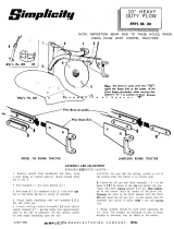 Simplicity 204 User manual