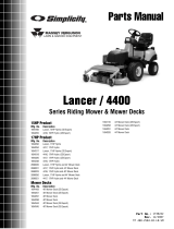 Simplicity Lancer / 4400 User manual