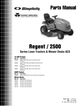 Simplicity Regent / 2500 User manual