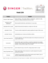 SINGER 2250 User manual