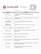 SINGER 3221 User manual