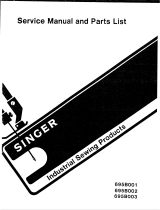 SINGER 695B001 User manual