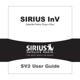Sirius Satellite Radio InV SV2 User manual