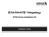 Sirius Satellite Radio STH2, Starmate Replay Home Kit User manual