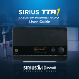 Sirius Satellite Radio TTR1 User manual