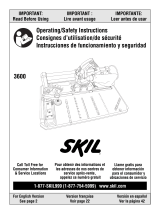 Skil 3600 User manual