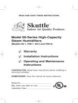 Skuttle Indoor Air Quality Products 60-2 User manual