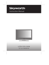 Skyworth LCD-32L16H User manual